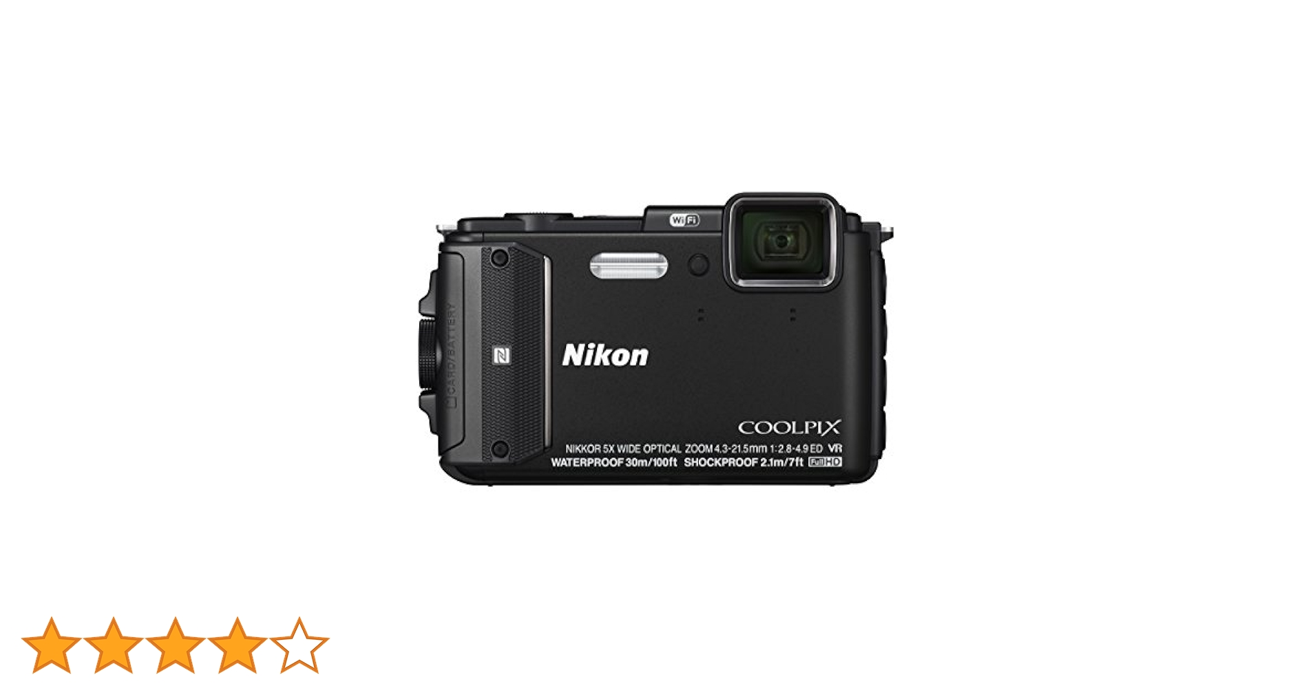 ■美品■Nikon COOLPIX AW130 ブラック BK Amazon | Nikon デジタルカメラ COOLPIX AW130 ブラック BK